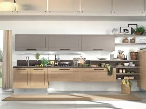 Cucine Lube Деревянная кухня с ручками Gallery 04