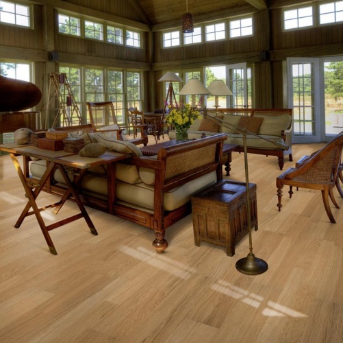 Паркетная доска Kahrs Дуб Бриз Линнея Полуматовая Гладкая 2600200569 - Вид №5