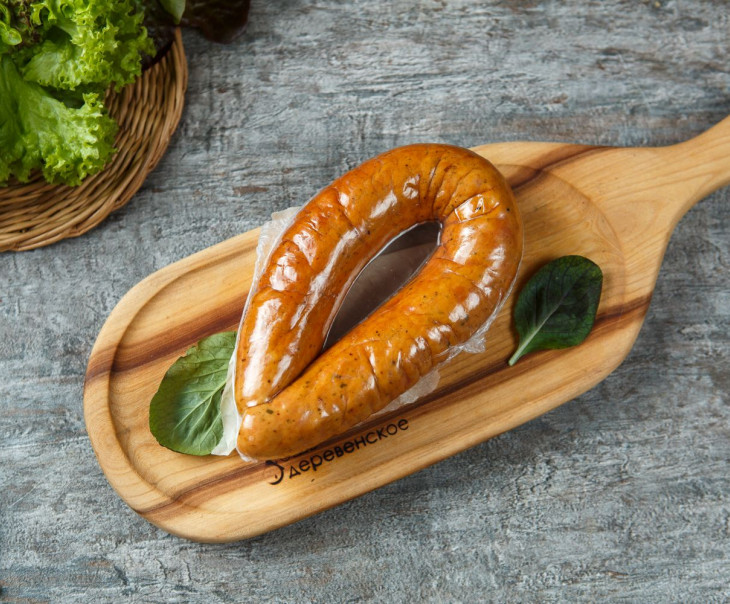 7320 Колбаса Деревенская куриная п/к кольцо Вкусляндия  - Вид №2