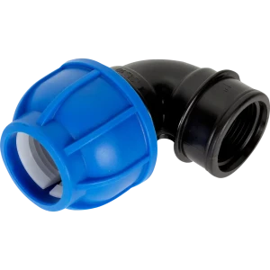 Отвод ПНД Unio ø1"х32 мм внутренняя резьба