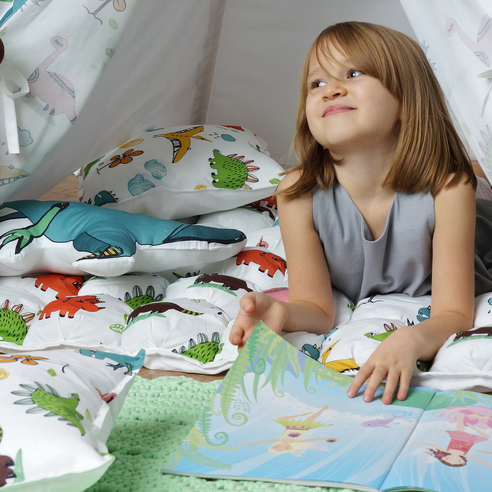 Коврик Бомбон для вигвама Dino VAMVIGVAM DINO 281579 Красный;желтый;зеленый Santreyd - Вид №7