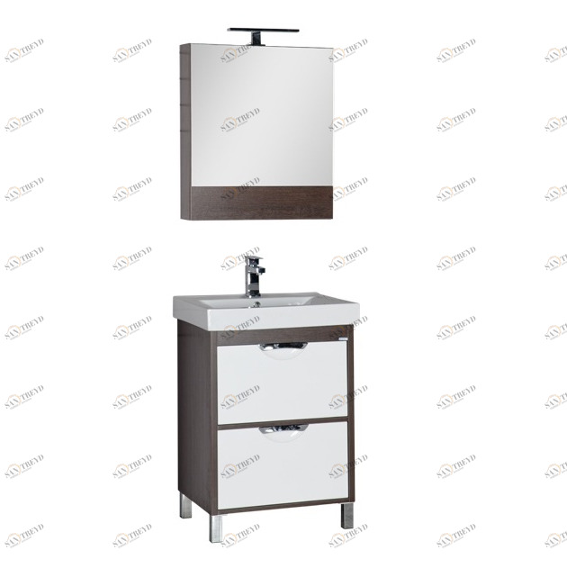 Комплект мебели Aquanet Гретта 60 венге (камерино 2 ящика) 00172710