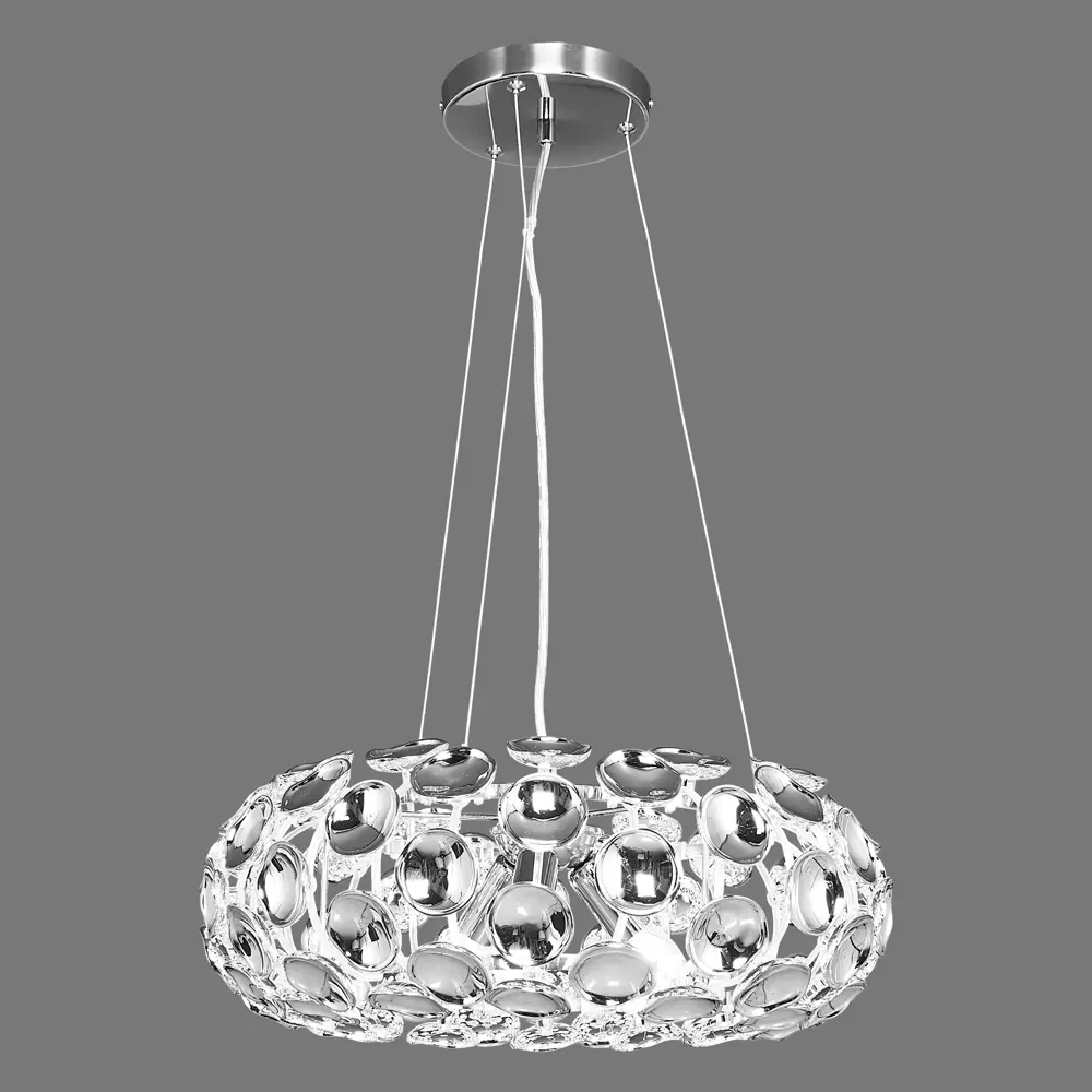 Люстра подвесная Mosca L1096-3PL, 3 лампы, 12 м², цвет хром LAMPLANDIA STLM-2127156 - Вид №3