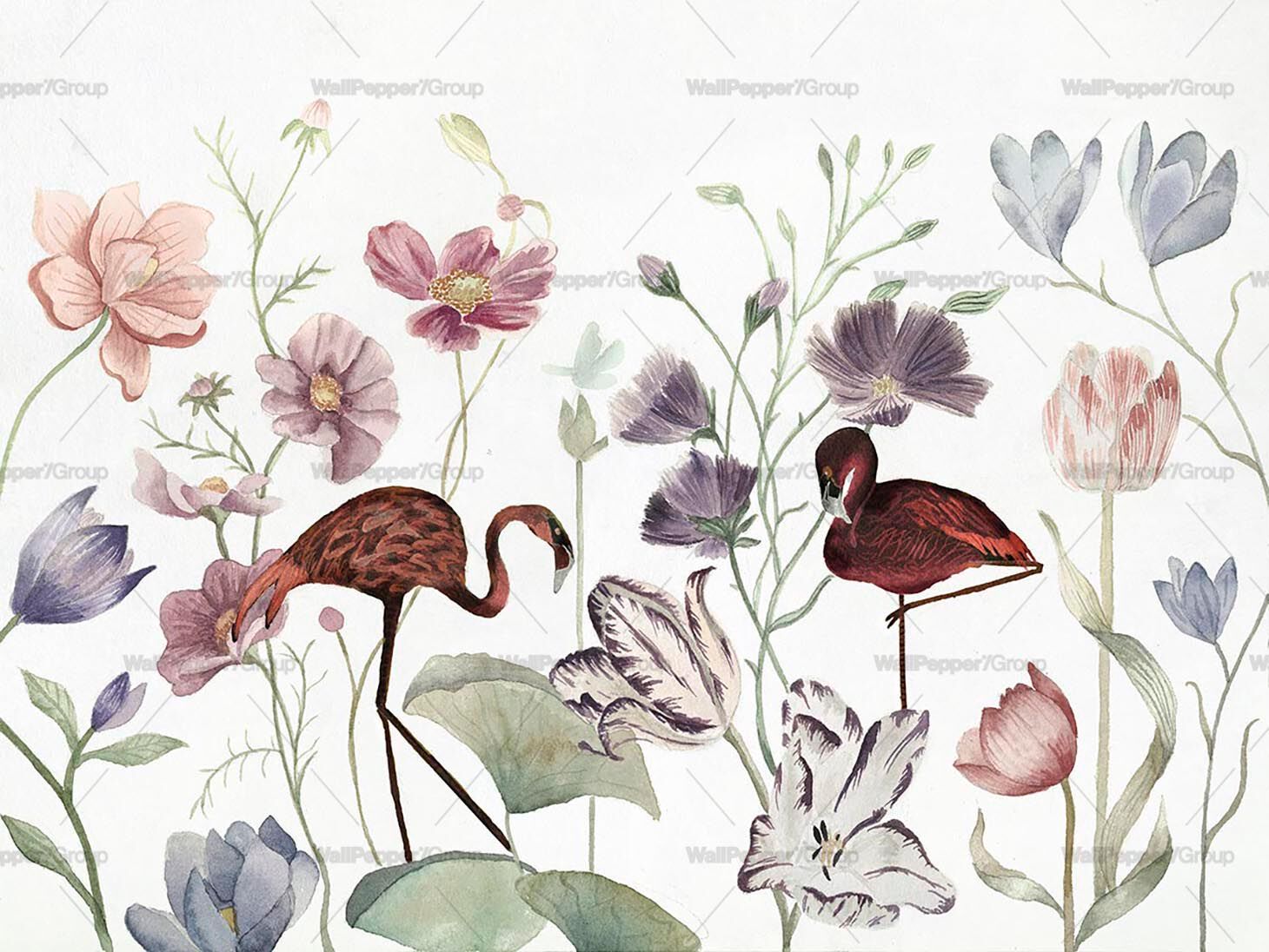 Тропические обои ПВХ бесплатно, экологически чистые, моющиеся WallPepper WONDERLAND ARCH-00036204 - Вид №2