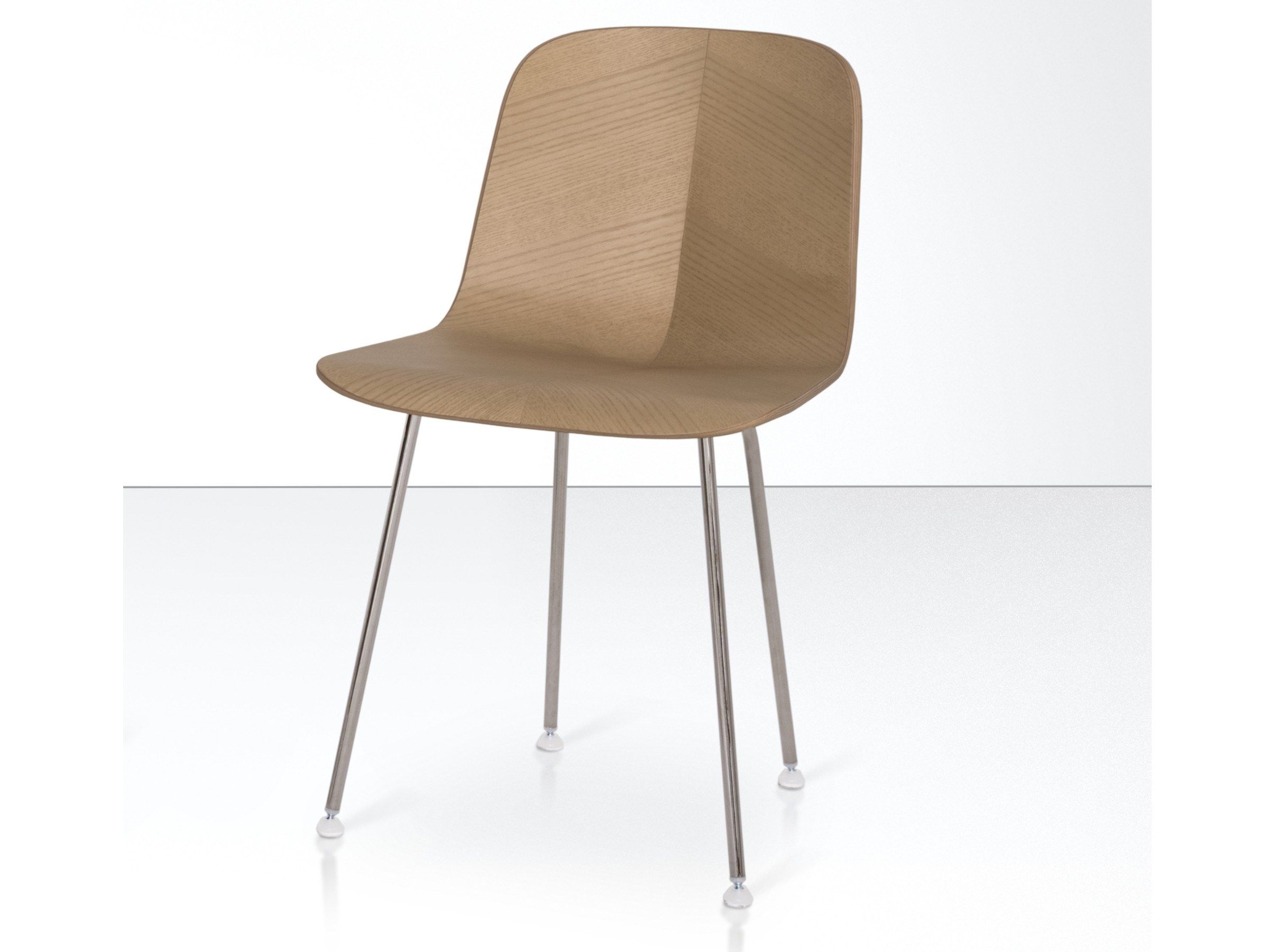 Стул из стали и дерева PIAVAL Herringbone-Contract ARCH-00056875