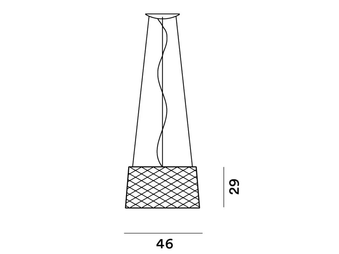 Композитный материал светодиодный открытый подвесной светильник Foscarini ARCH-00082474 - Вид №4
