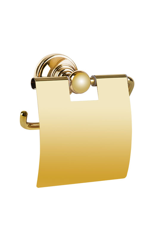 140110009a Крышка для рулона туалетной бумаги Luna, золото Eca  - Вид №1