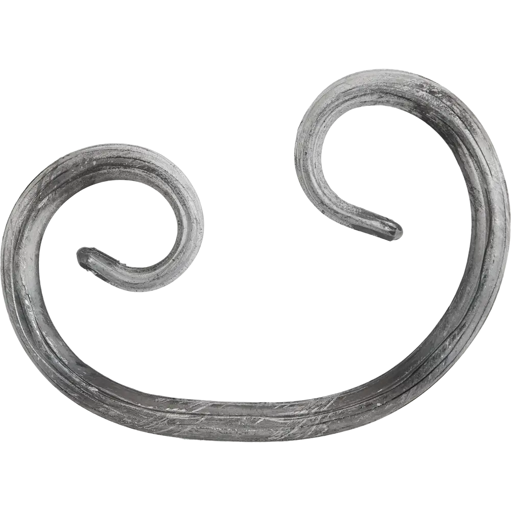 Santreyd: Кованый завиток «Лоза» с естественной асимметрией 125×90 мм 81964765 STLM-0015734