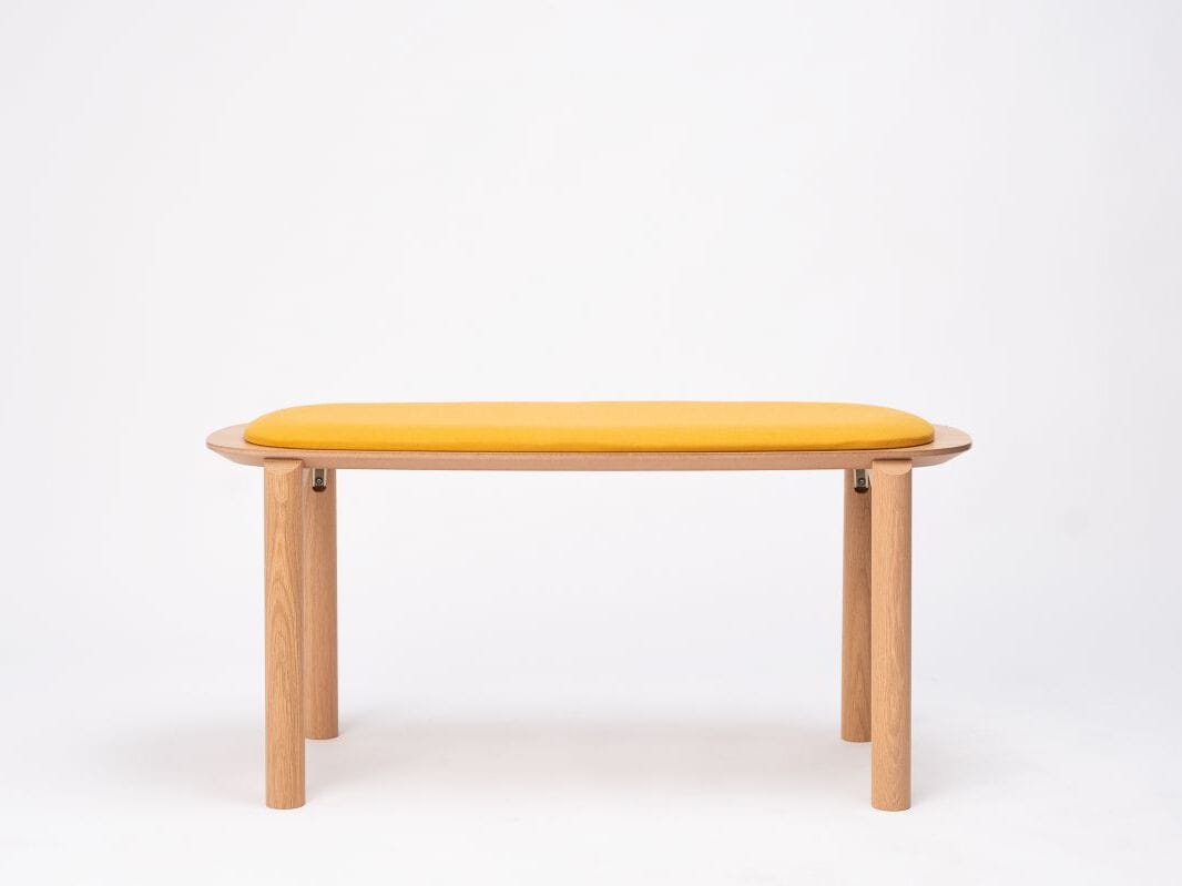 Деревянная мягкая скамейка ONDARRETA Juno ARCH-00066793