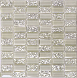 Мозаика стеклянная с вкроплениями природного камня SG-8028 SN-Mosaic Exclusive