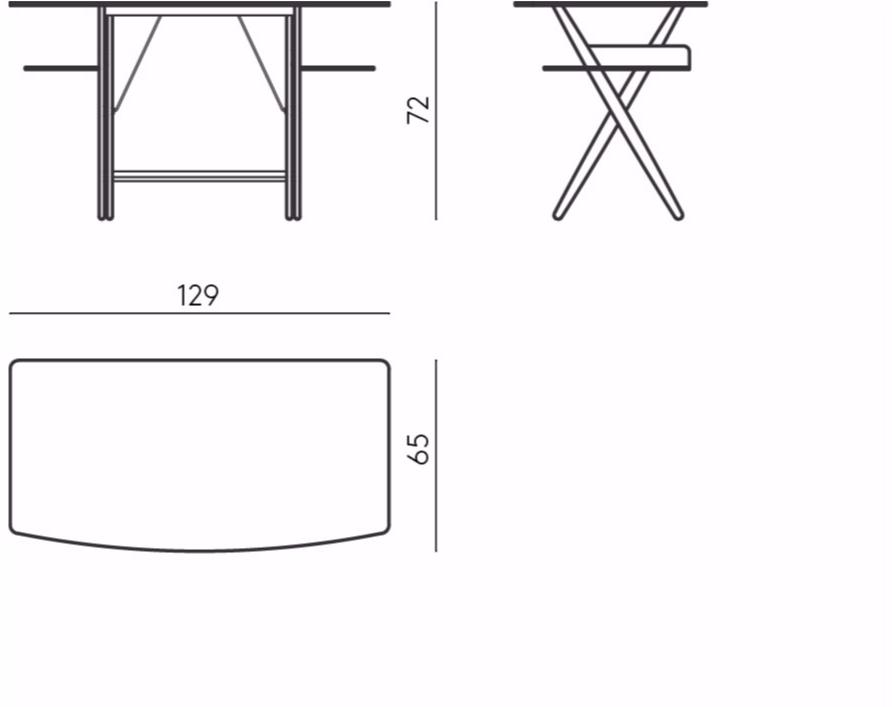 DE PADOVA Письменный стол с двумя боковыми подносами sun-id-1484327 - Вид №3