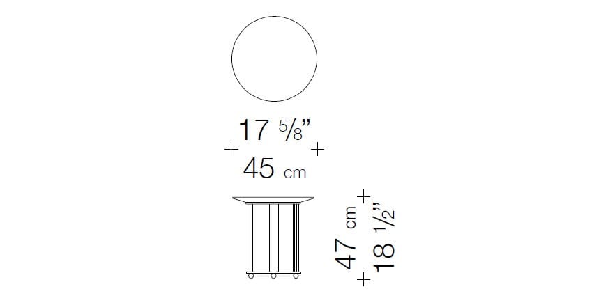 Круглый журнальный столик Garbarino ореол ARCH-00099386 - Вид №2