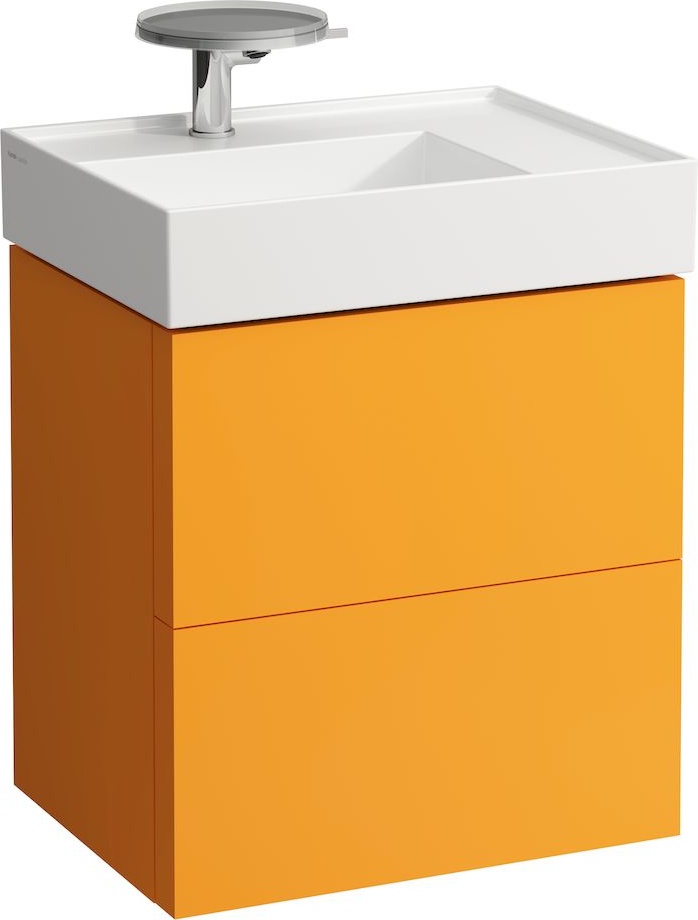 H4075580336451 Шкафчик под раковину, 2 ящика, включает в комплект органайзер, для раковины с полочкой справа 810334 LAUFEN PRO - Вид №3