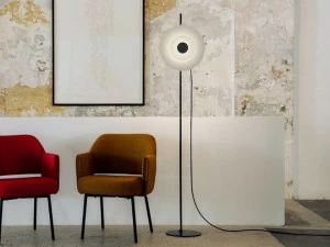 Milan Iluminacion Светодиодный торшер из сатинированного стекла Halos