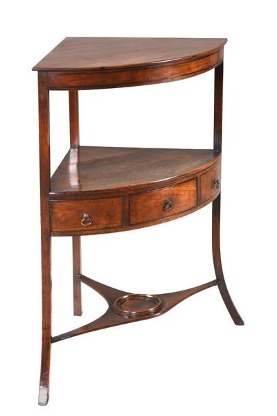 SOR27466 Угловой умывальник из красного дерева ijlbrown  - Вид №1