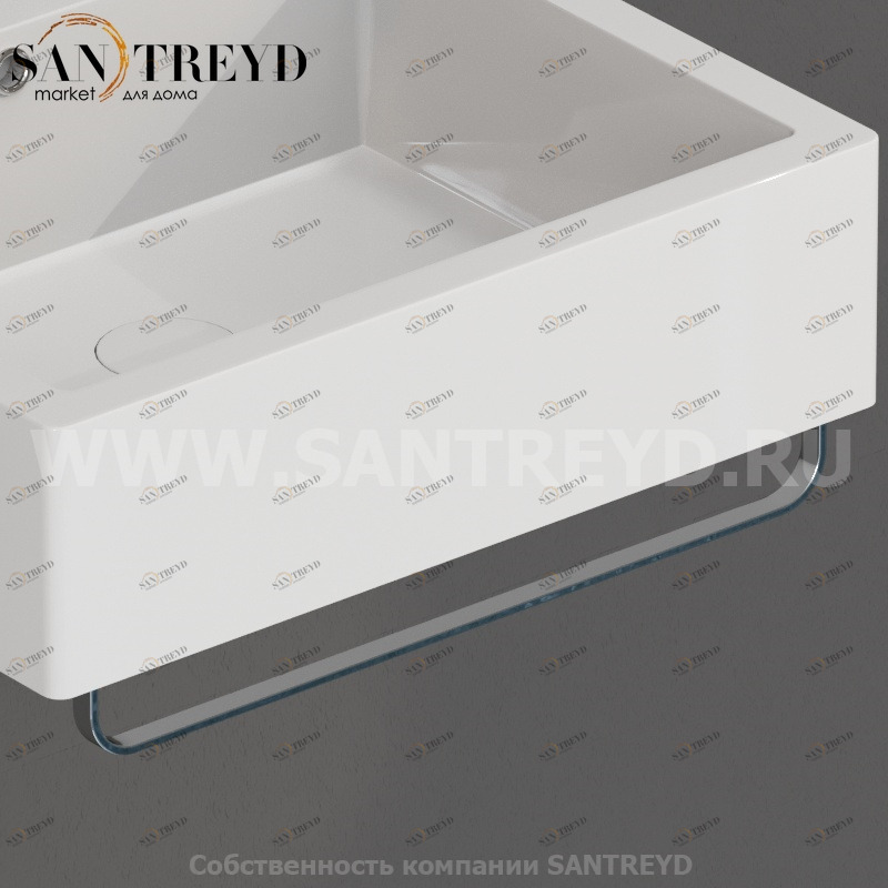 PC5042 Держатель для полотенец 50 см хромированный Globo STONE Италия Ceramica Globo