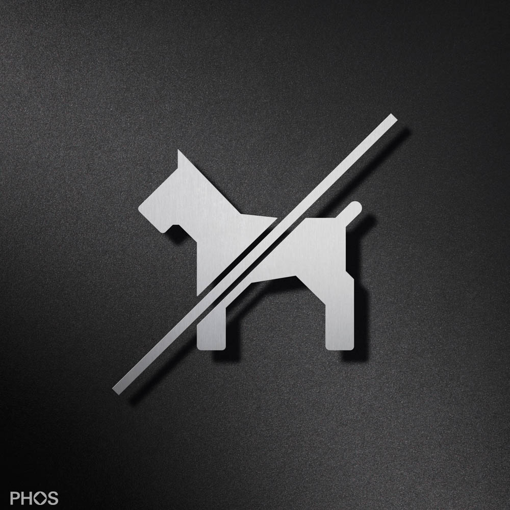 P6701 Пиктограмма с собаками запрещена PHOS 