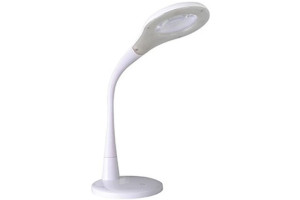 15608992 Настольный светильник, белый, LED, 7Вт, 230В, лупа 3х/5х, сенсорное включение, 4 уровня яркости, 4000К KD-790 C01 12484 Camelion
