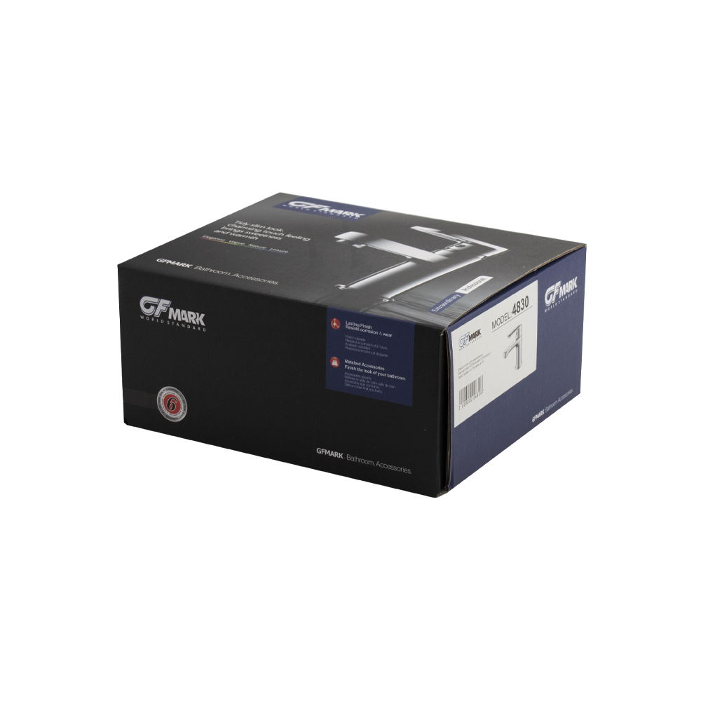 GFmark - Смеситель на раковину, шаровый, с АЛМАЗНОЙ КРОШКОЙ на ручке, код: 4830  - Вид №2