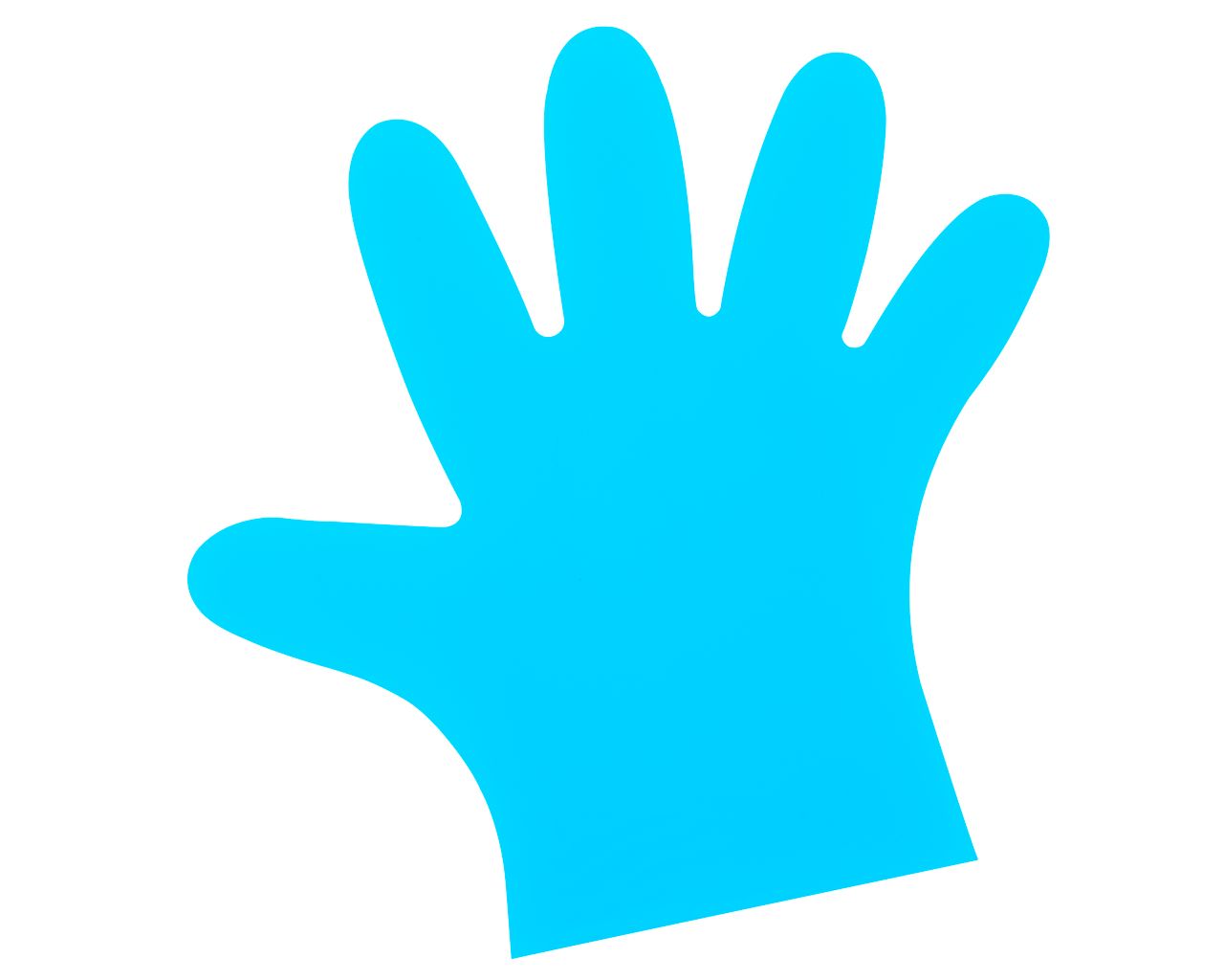 TRN509 Перчатки из эластомера TPE, синие, размер XL, 100 шт. в упаковке Merida  - Вид №2