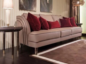 Turri Мягкий кожаный диван по контракту Noir