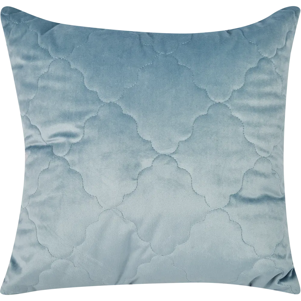 Подушка Ромб 50x50 см цвет серо-голубой LINEN WAY STLM-2101377