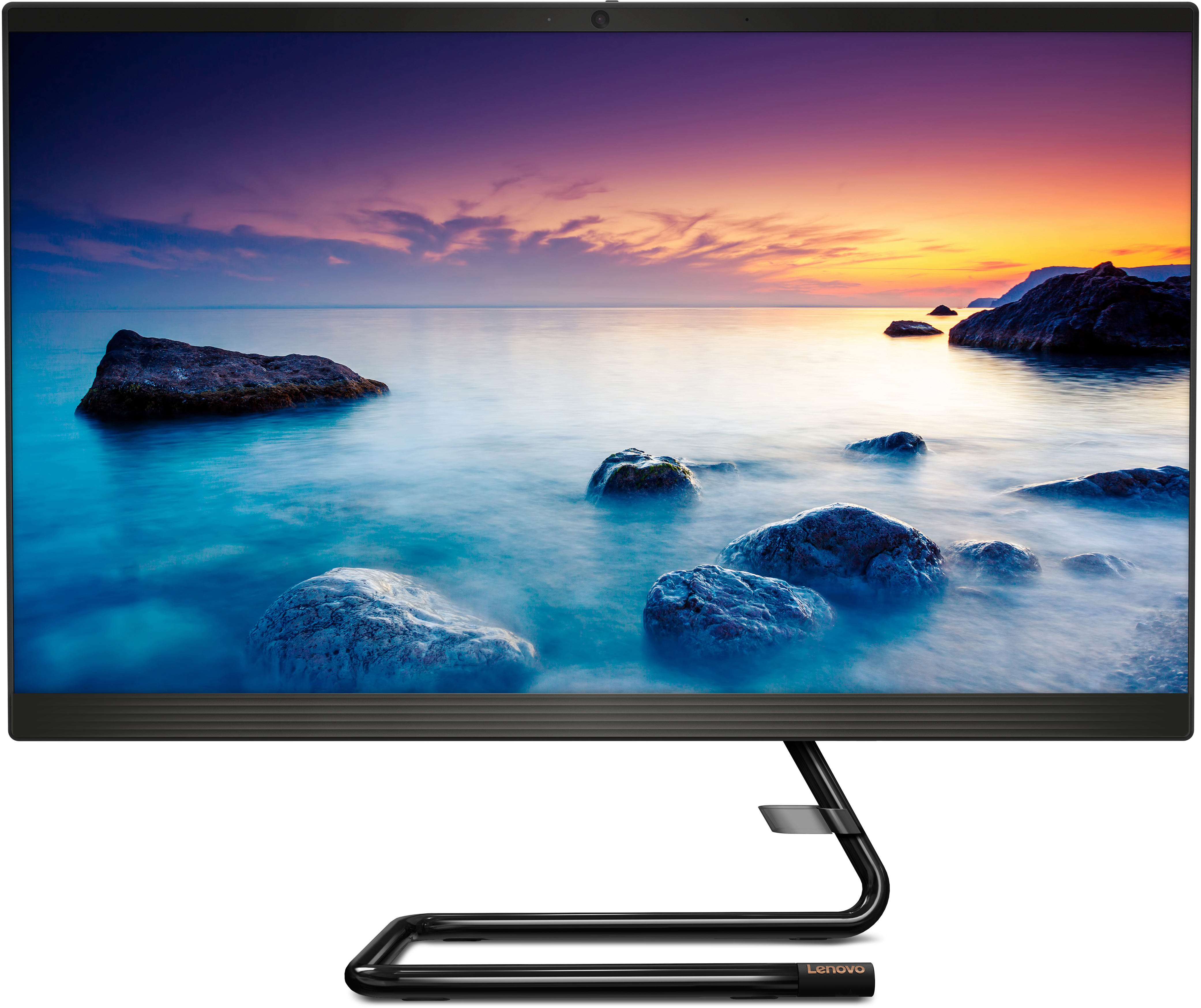 F0EW000WRK ideacentre aio 3 24are05 23.8"(1920x1080)/amd ryzen 3 4300u(2.7ghz)/4096mb/256ssdgb/dvdrw/int:amd radeon/bt/wifi/war 1y/6kg/black/dos + keyboard, mouse usb Lenovo Santreyd  - Вид №3