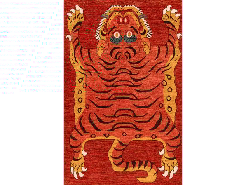 Прямоугольный шерстяной ковер Zollanvari Tiger-Designer ARCH-00058021