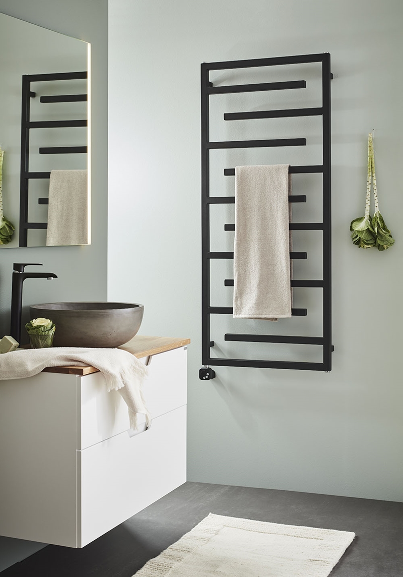 330110 Сушилка Для Полотенец Neo 600X1380 Anthracite Noro  Антрацитовый Серый  - Вид №1