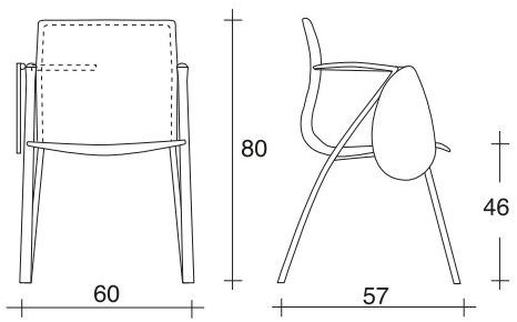 TALIN Кожаное кресло для конференций с подлокотниками с клапаном Webtop sun-id-1387740 - Вид №2