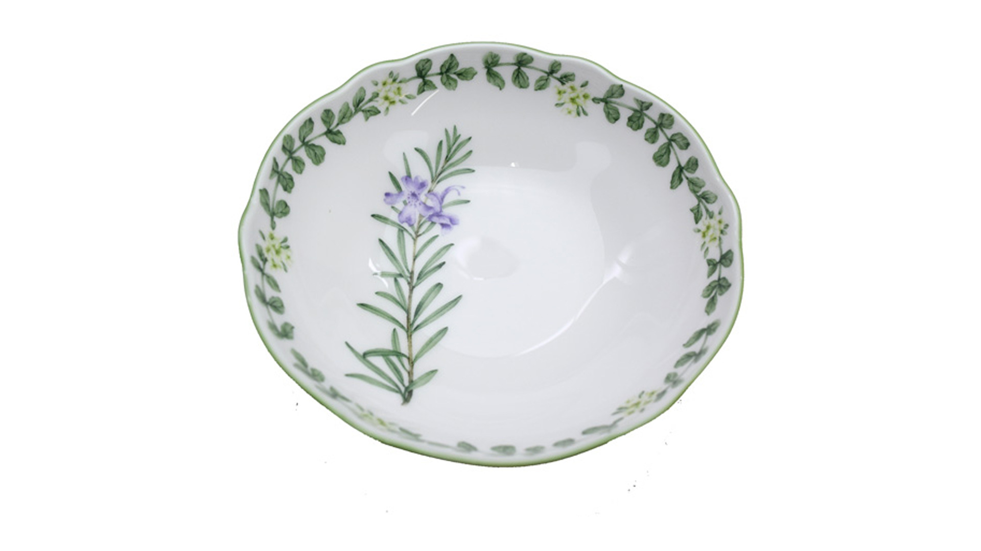 10665459 Noritake Набор из 6 чаш для десерта Noritake "Английские травы" 14,5см Фарфор костяной  - Вид №1