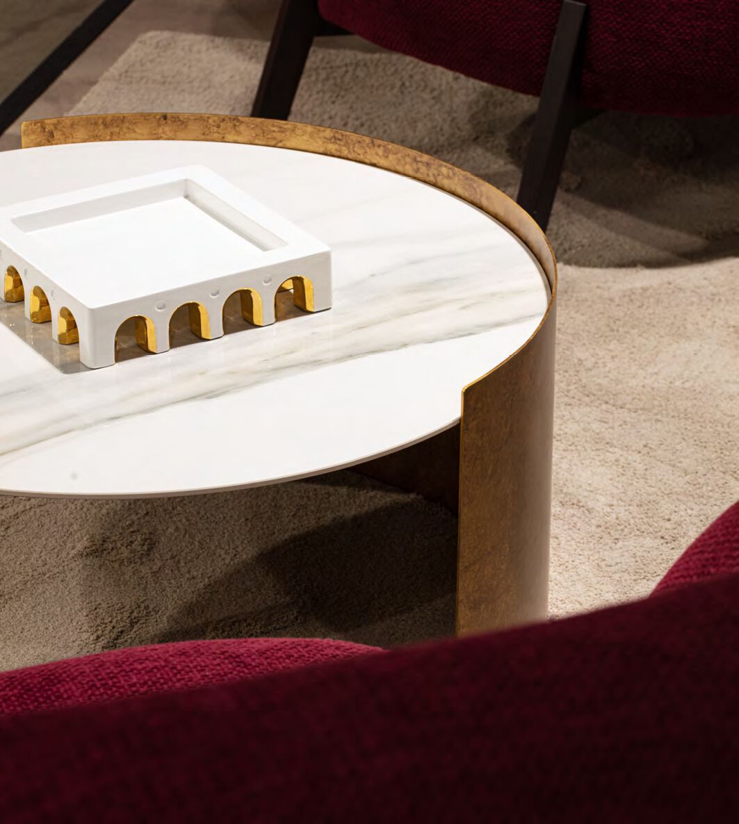 Круглый керамический журнальный столик CASA +39 ENCORE Italia ARCH-00094241 - Вид №4