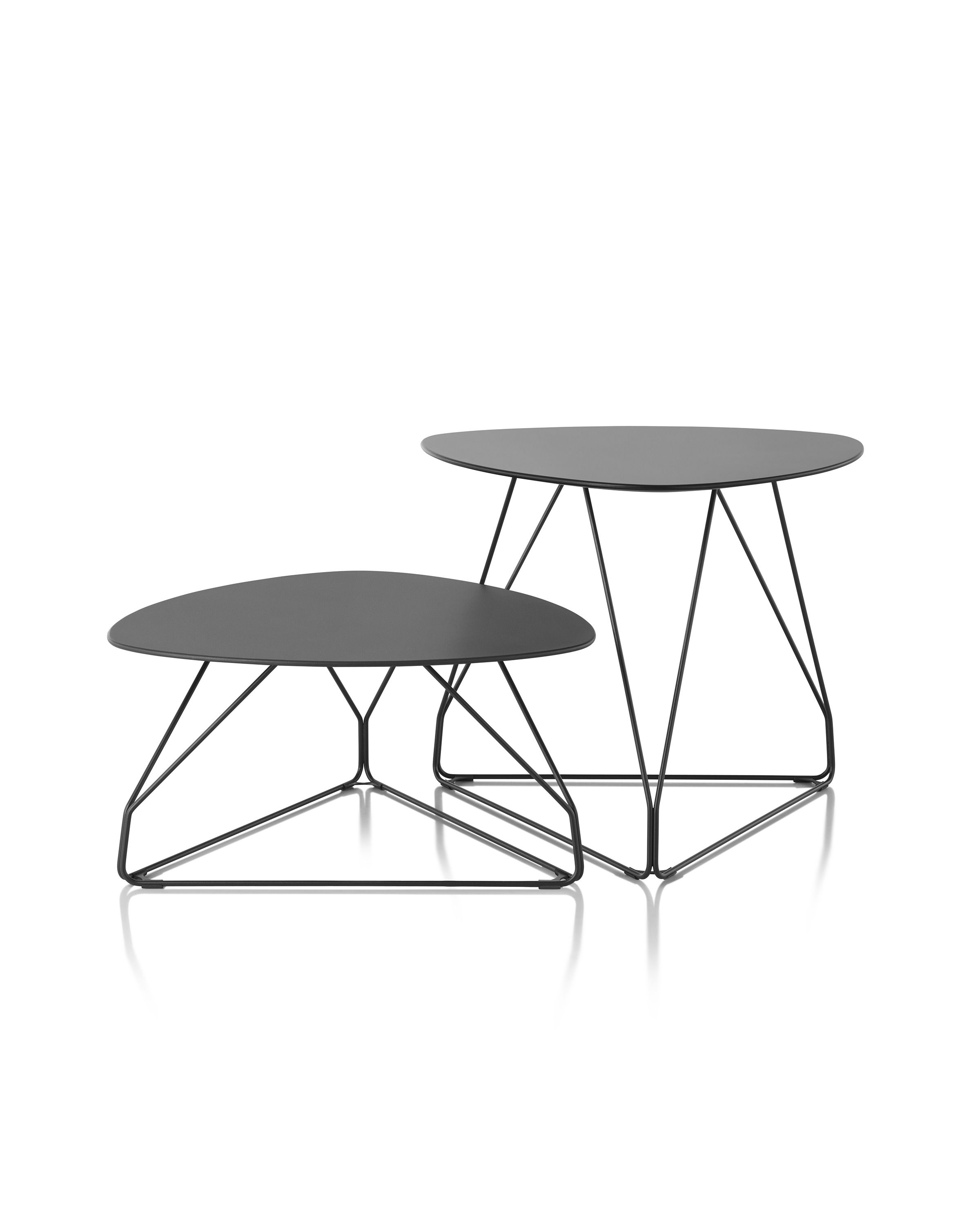 Металлический треугольный журнальный столик Herman Miller Polygon Wire ARCH-00112634 - Вид №3