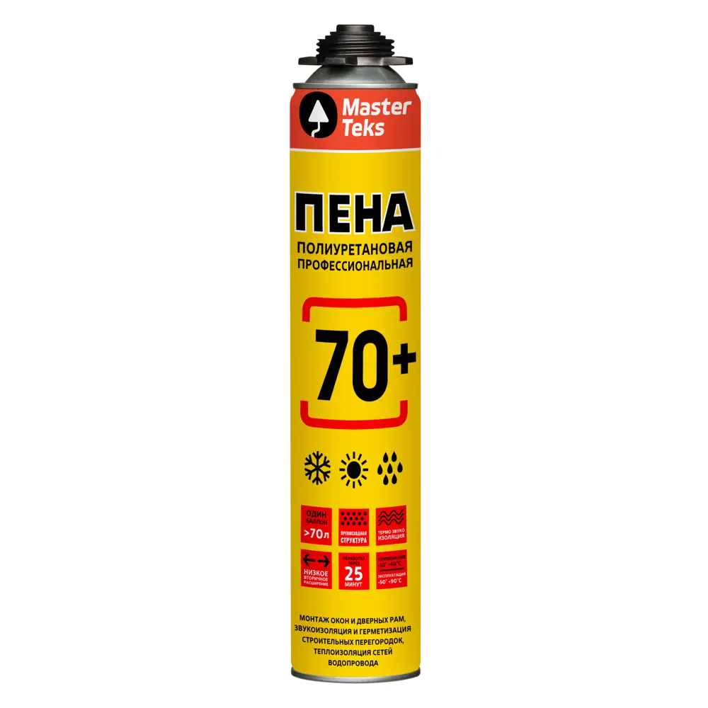 Пена монтажная профессиональная Masterteks, 890 мл STLM-2161077