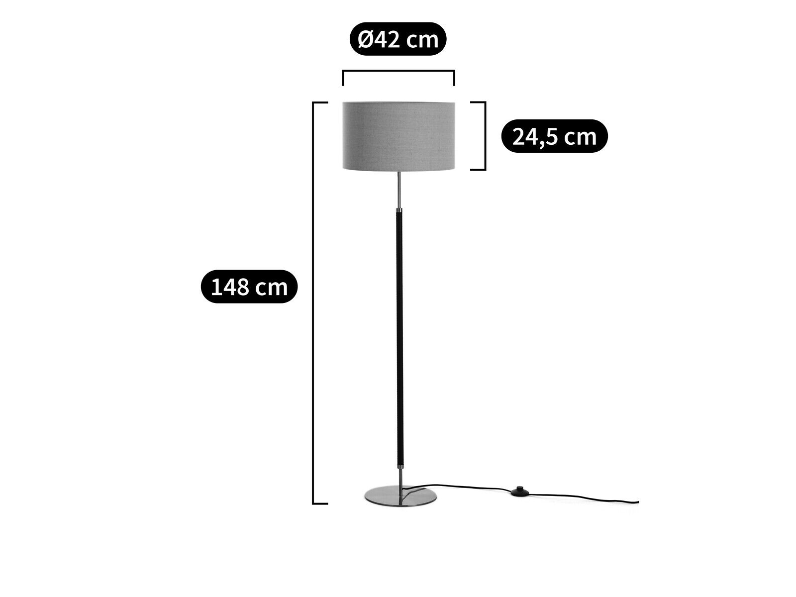 Железный торшер AMPM JIHANA ARCH-00081552 - Вид №7