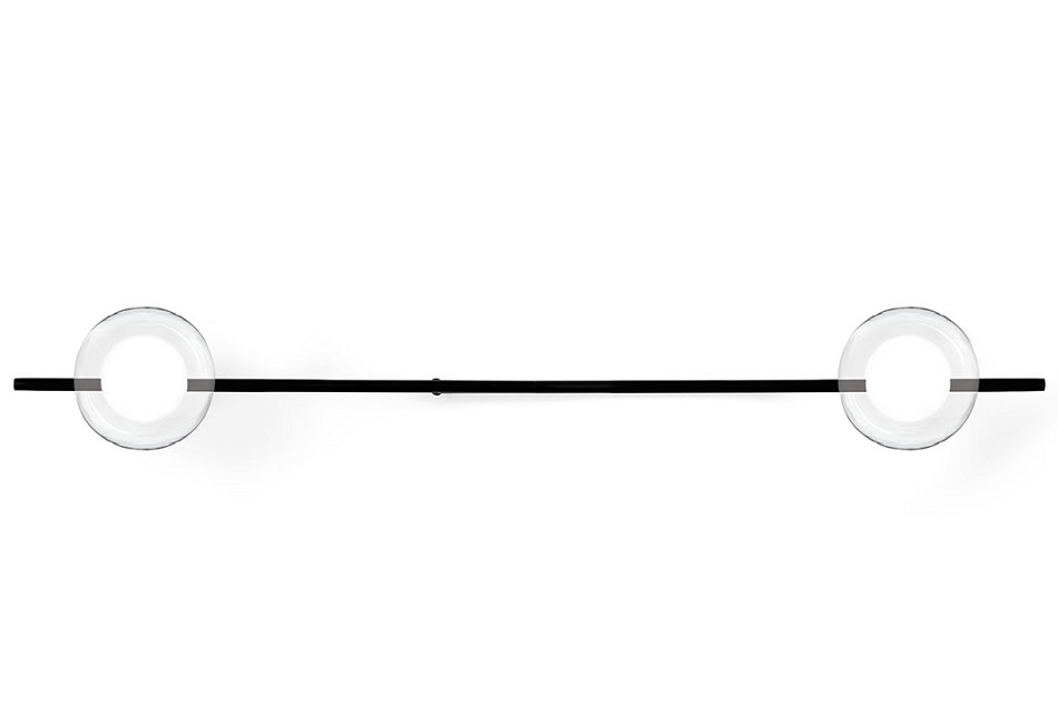 Miloox 1744.218 Настенный светильник с черным каркасом MIKADO. - Вид №2