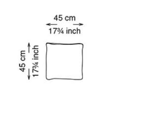 Квадратная подушка из ткани In Stock Cattelan Италия ARCH-00082907 - Вид №2