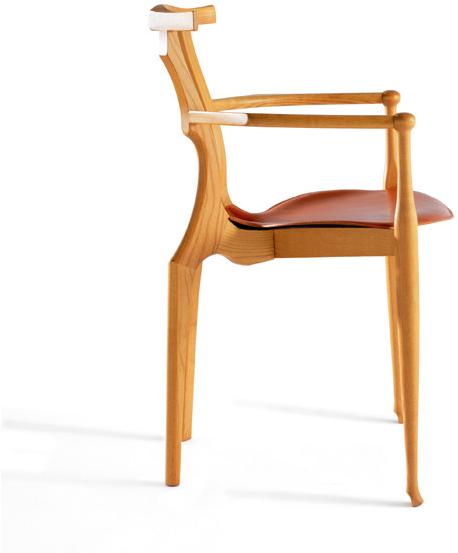 BD Barcelona Design Штабелируемый деревянный стул с подлокотниками Gaulino sun-id-1400098 - Вид №1