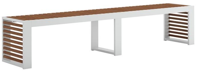 GANDIABLASCO Садовая скамейка из тика Dna teak sun-id-1462882 - Вид №3