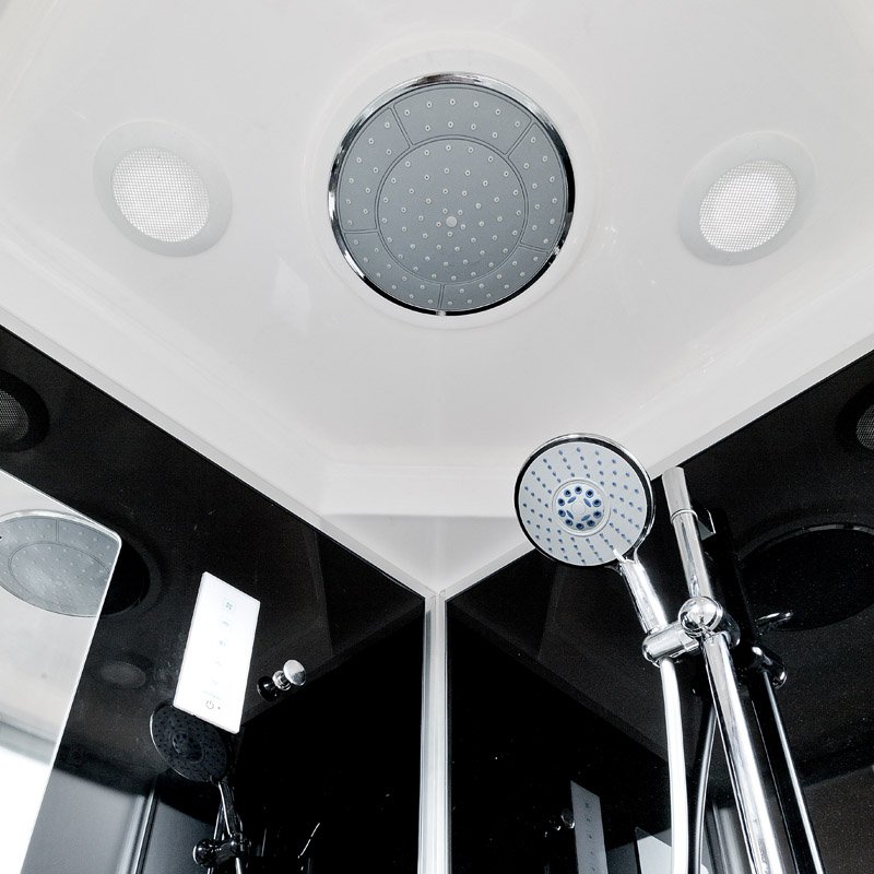 D90S LED Душевая кабина DETO Серия D B09S LED BLACK - Вид №15