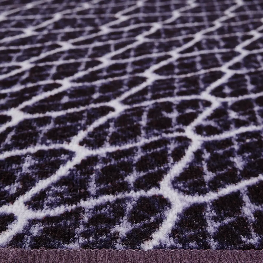 Коврик декоративный нейлон Кристалл 80x200 см цвет фиолетовый CTIM STLM-2206369 - Вид №3