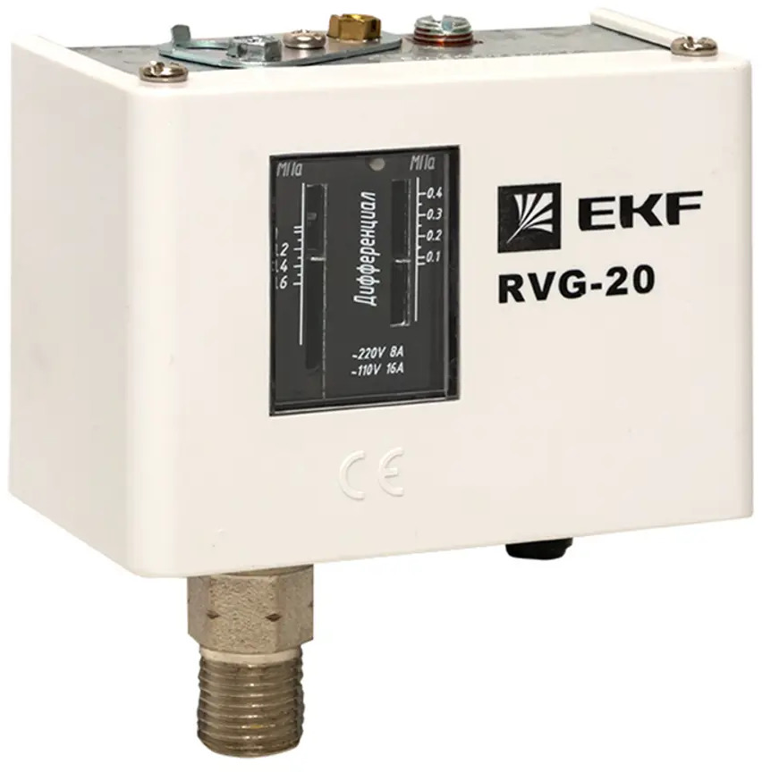 91369083 Реле избыточного давления EKF RVG-20-06 06 МПа STLM-0801440