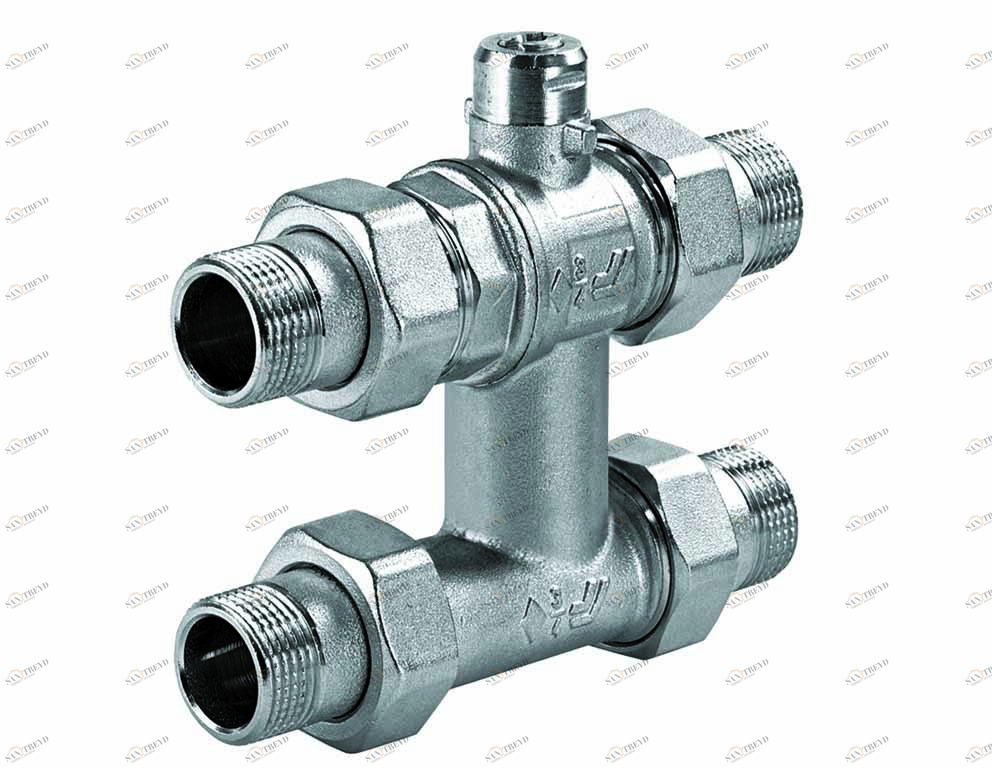 Carlo Poletti V08203Q Клапан шаровый 2-ходовой, полнопроходной,M-M 