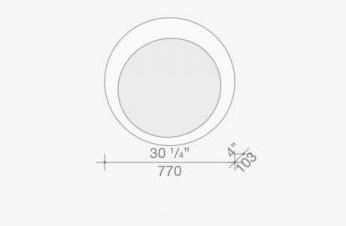Lema Круглое зеркало в раме sun-id-1408974 - Вид №5