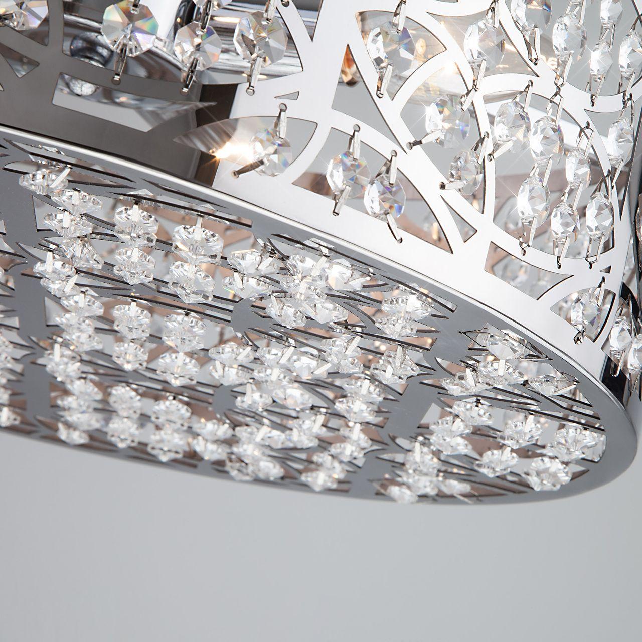 Подвесной светильник Bogates Aurora 289/4 Strotskis BOGATES ДИЗАЙНЕРСКИЕ, AURORA 198410 Хром  - Вид №1