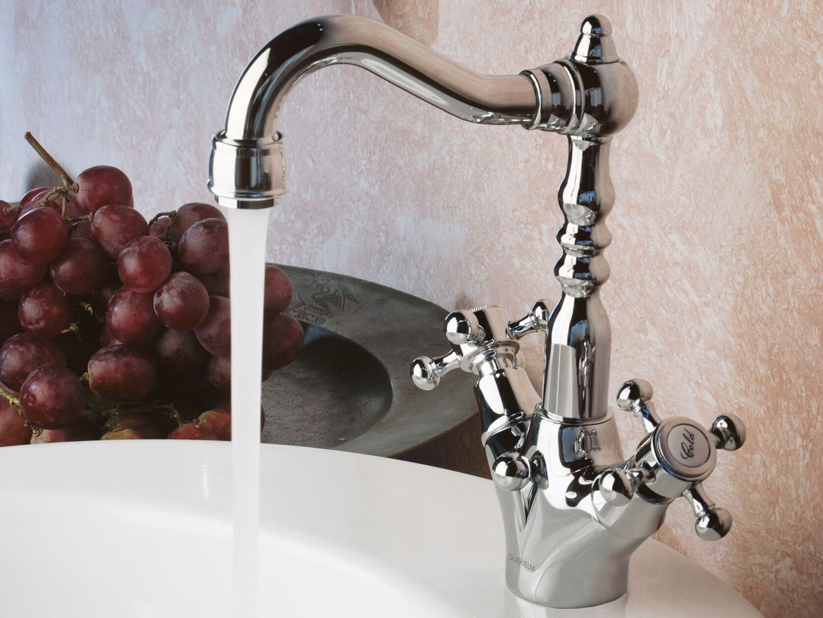 Смеситель для раковины с одним отверстием GUGLIELMI RUBINETTERIE классическая ARCH-00080380 - Вид №2