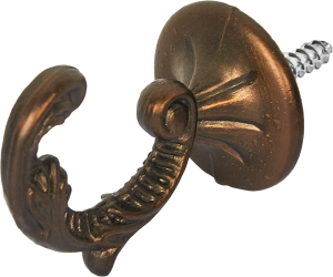 85186949 Держатель для штор 6.1 см металл античная медь цвет оранжевый 2 шт Медь Античная STLM-0059697 INSPIRE