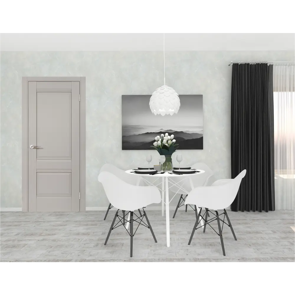 PORTIKA Межкомнатная дверь Классико-42 серый с покрытием Hardflex 85486301 STLM-0063135 - Вид №5