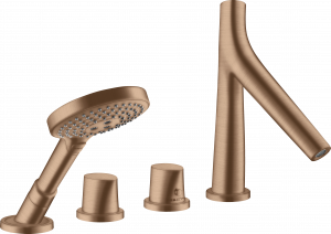 12425310 Термостатический смеситель для ванны на 4 отверстия AXOR STARCK ORGANIC