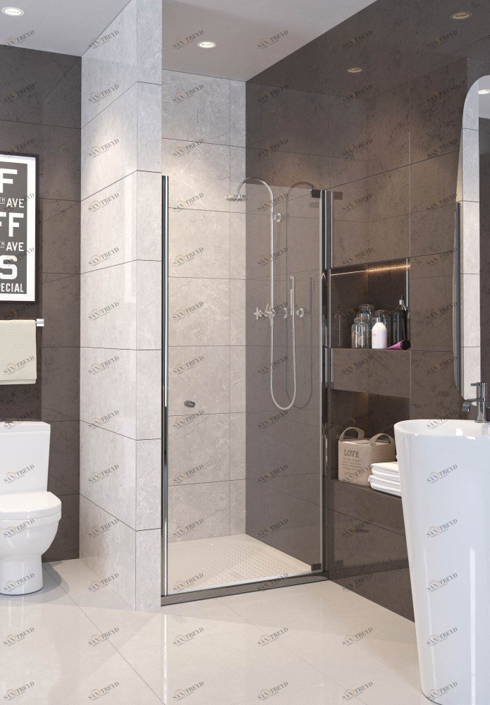 Душевая дверь в нишу ALPEN A100-90 A100N-90